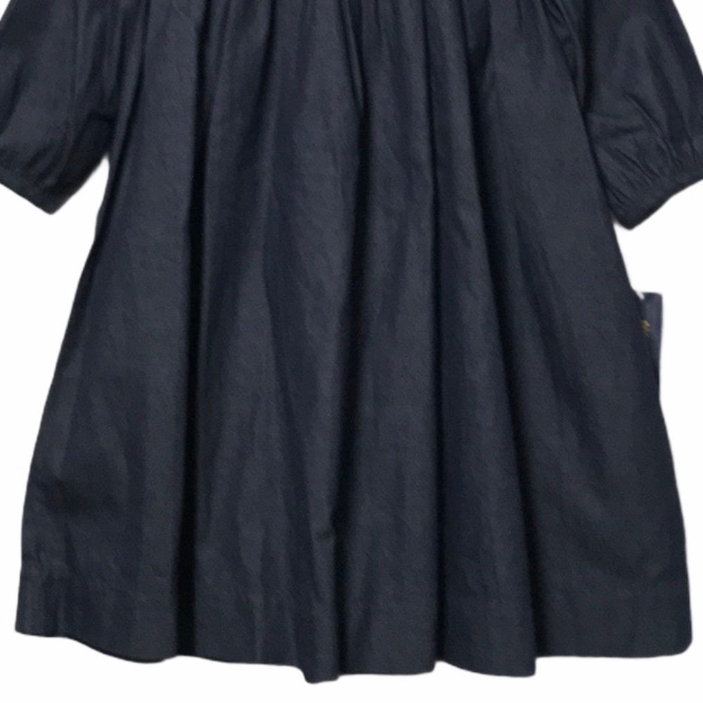 SOLD 🎄NWT POLO RALPH LAUREN Navy Blue Embroidered Dress - Picture 8 of 9